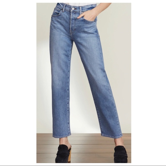 Veronica Beard Ryleigh Slim Straight Leg Jean, Amethyst Wash, Size 27 NWT - Picture 4 of 13